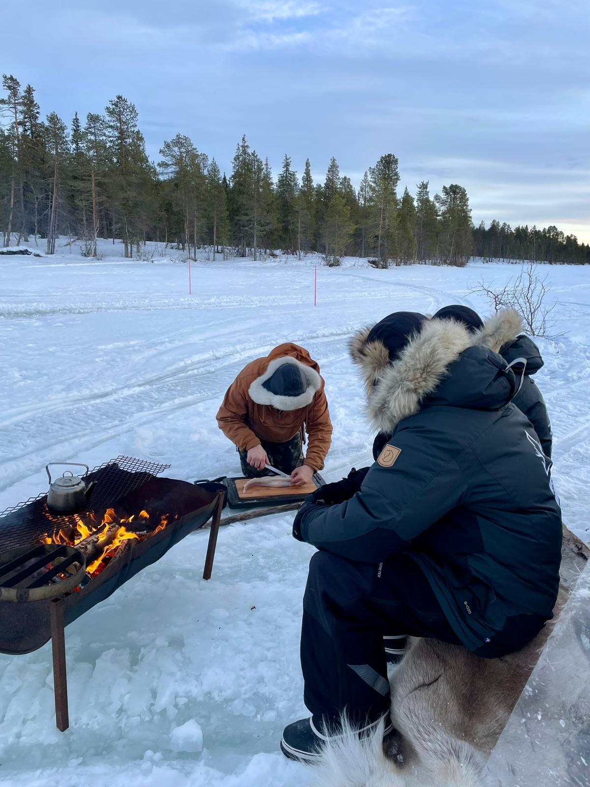 Winter Fishing Trip to Lake Särkijärvi